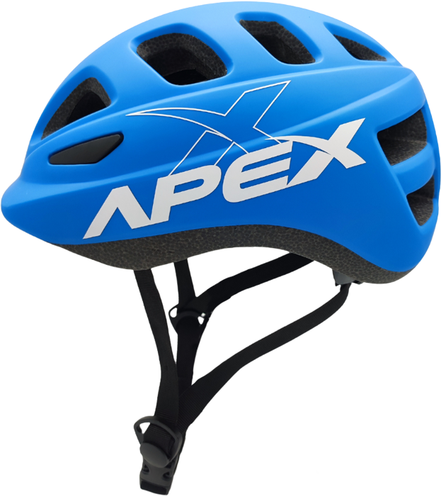 Apex Parts Clothing & Protection Apex Atom Kids Helmet | Matte Blue 50-54cm | S  SKU: FSK-W009-5054-BL Barcode: 687398778454