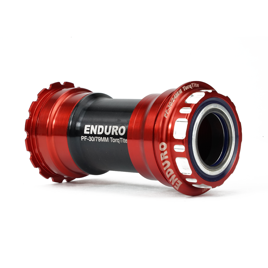 Enduro Components & Spares BKC-0675 | Torqtite Bottom Bracket for BBRight Framesets and Shimano 24mm Cranksets XD15 Corsa | Angular Contact Red SKU: BKC-0675 Barcode: 811780020870