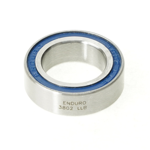 Enduro 3801 LLB - ABEC-3, Double-Row, Radial Bearing (C3 Clearance) - 15mm x 24mm x 7mm