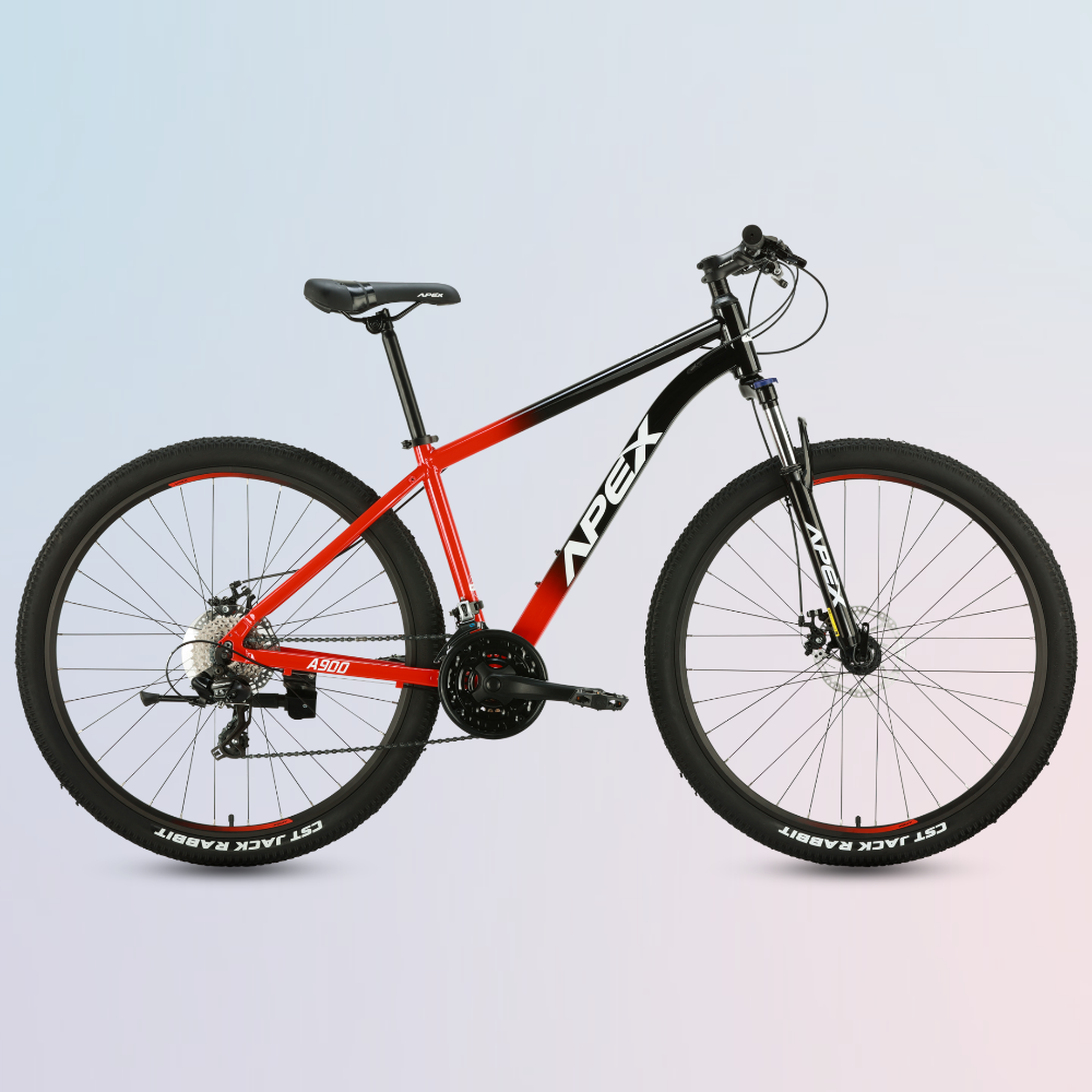 Apex Bicycles & Frames A900 Mens I 29 inch Alloy MTB M Black / Red 3x8 ShimanoSKU: 24-009-011-07-03-003 Barcode: 687398778188