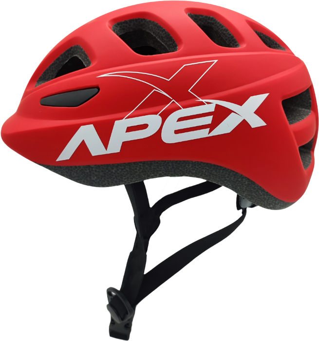 Apex Parts Clothing & Protection Apex Atom Kids Helmet | Matte Red 50-54cm | S  SKU: FSK-W009-5054-RD Barcode: 687398778478