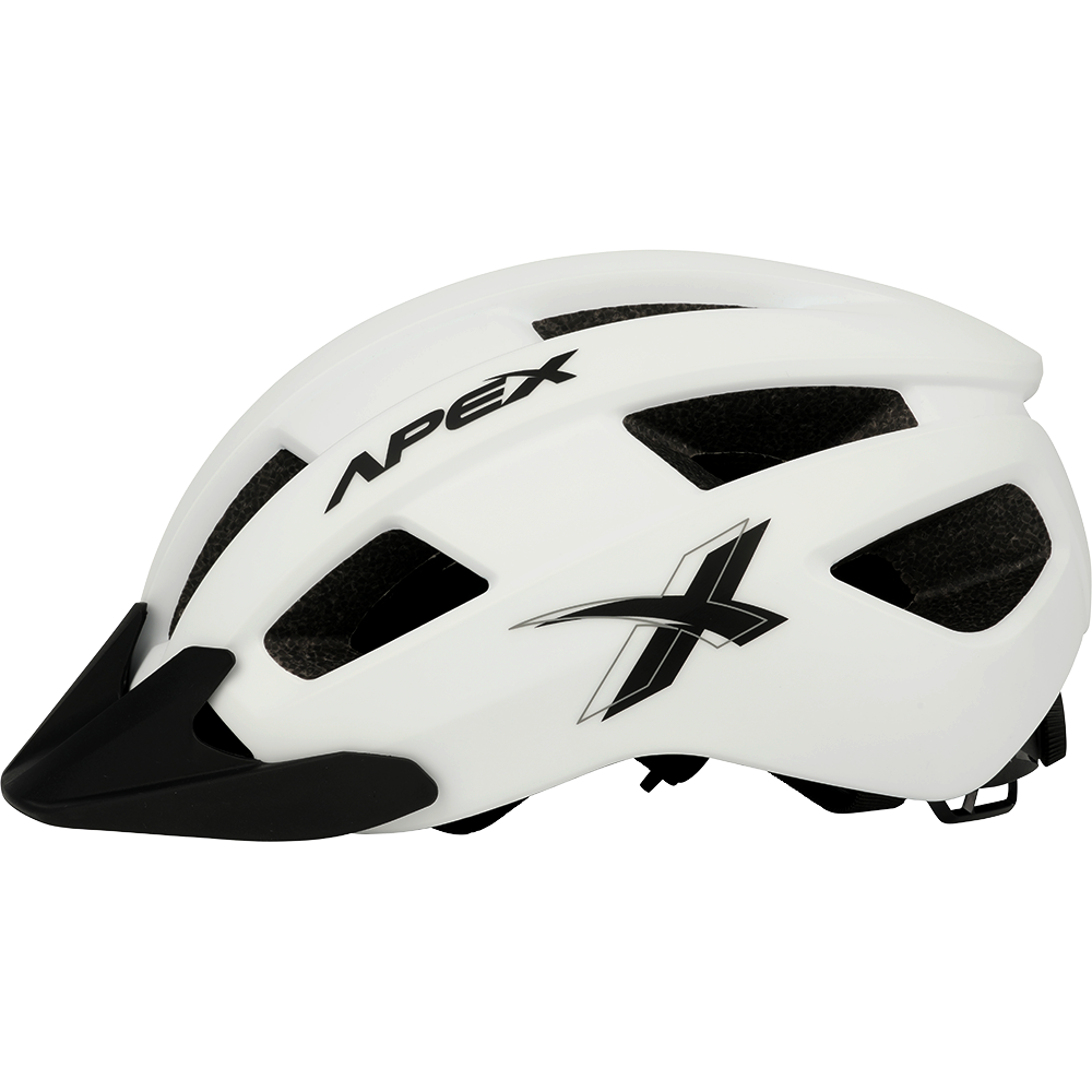 Apex Atom Adult Helmet | Matte White