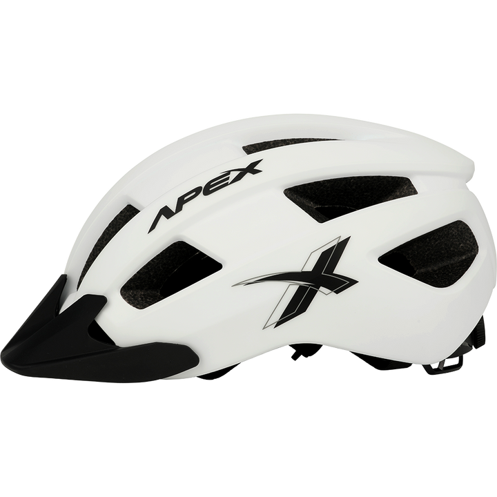 Apex Atom Adult Helmet | Matte White