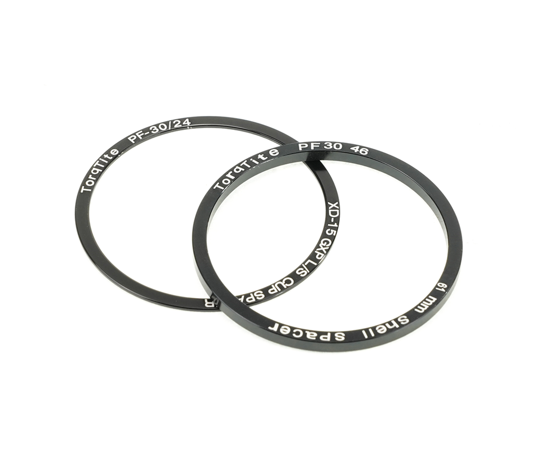 Enduro Components & Spares BK-6100 | 61mm OSBB Road Torqtite Cup Spacer Kit Default Title  SKU: BK-6100 Barcode: 811780024236