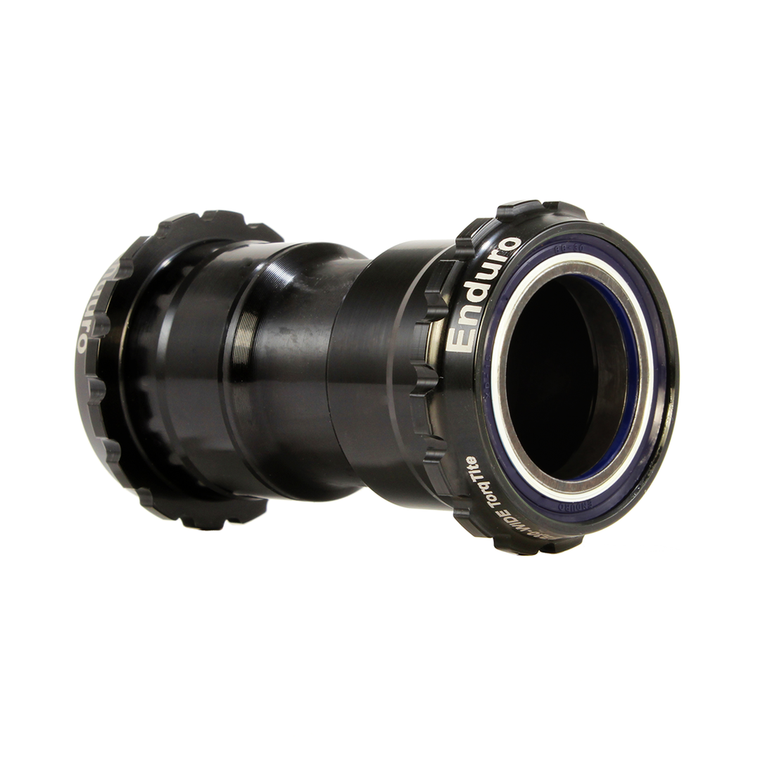 Enduro Components & Spares BKC-0646 | Torqtite Bottom Bracket for BB30 Framesets and 30mm Cranksets (Spindle length 104mm or longer) XD15 Corsa | Angular Contact Black SKU: BKC-0646 Barcode: 810191010685