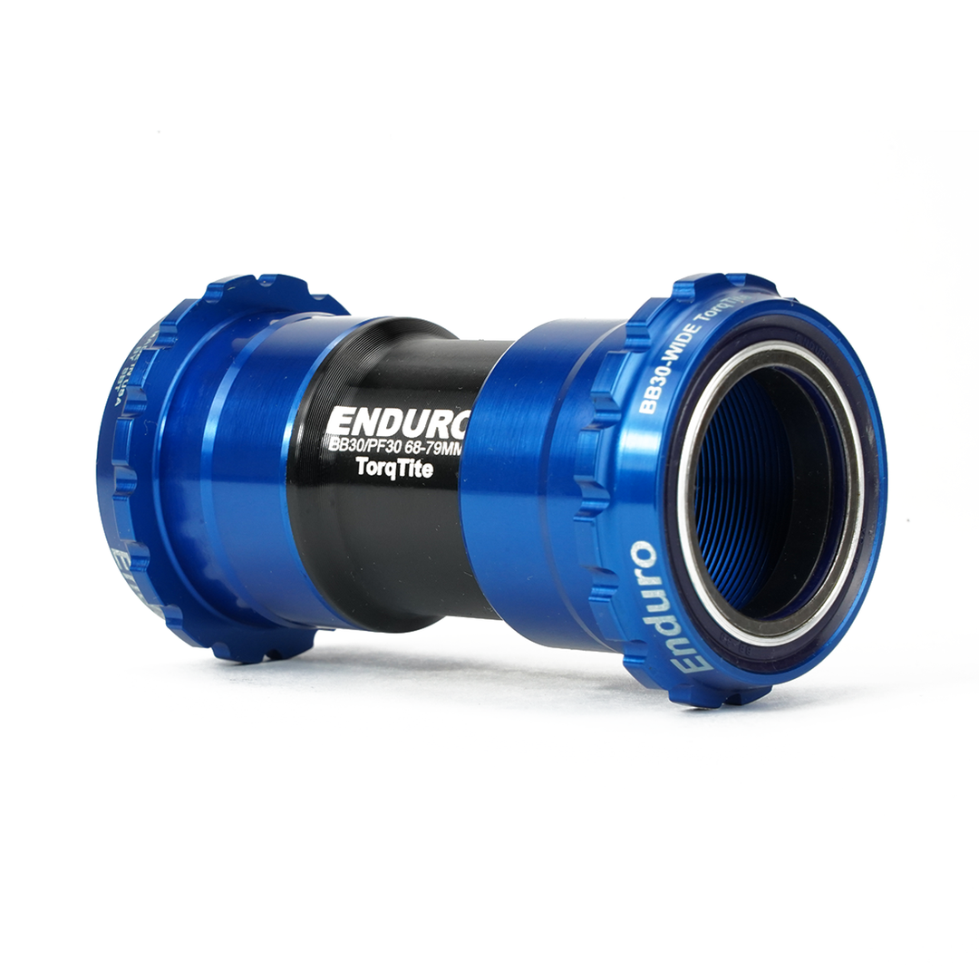 Enduro Components & Spares BKC-0644 | Torqtite Bottom Bracket for BB30 Framesets and 30mm Cranksets (Spindle length 104mm or longer) XD15 Corsa | Angular Contact Blue SKU: BKC-0644 Barcode: 810191010661