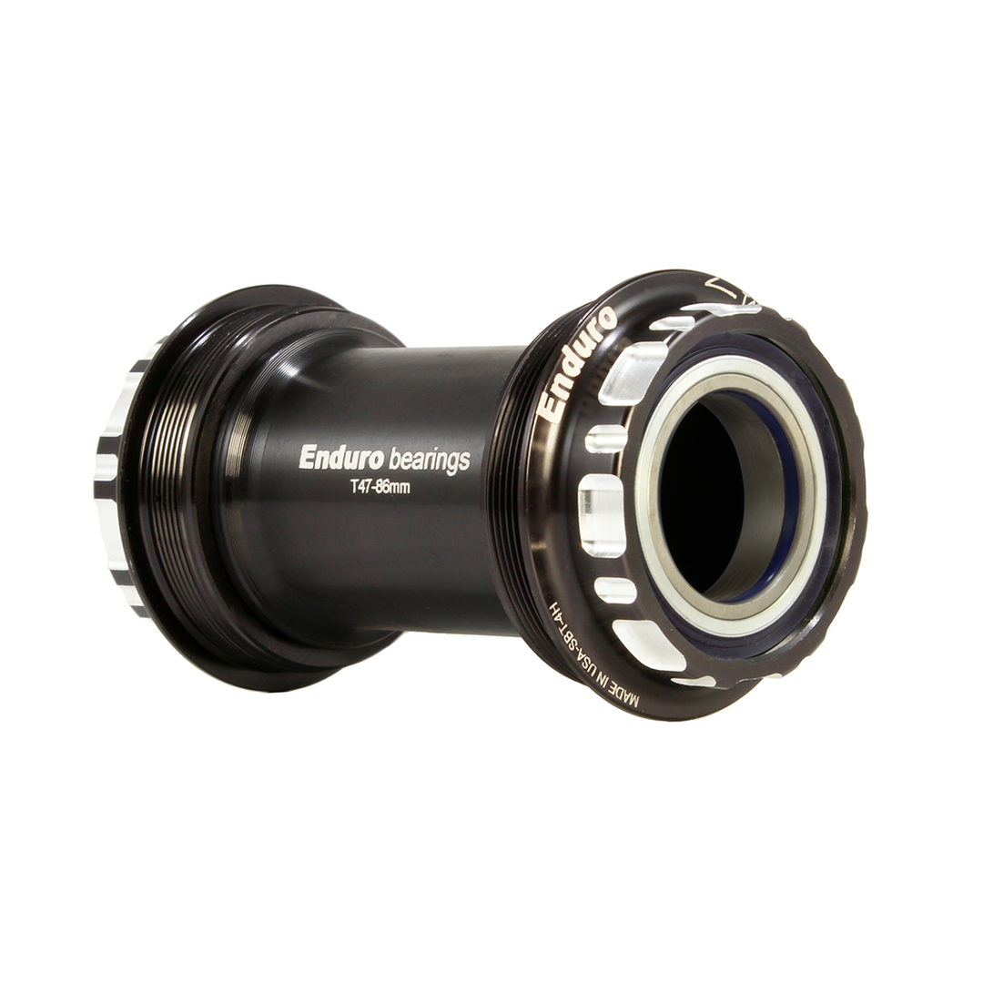 Enduro Components & Spares BKC-0741 | T47 External Threaded Bottom Bracket for T47 Framesets and Shimano 24mm Cranksets XD15 Corsa | Angular Contact Black SKU: BKC-0741 Barcode: 810191013648