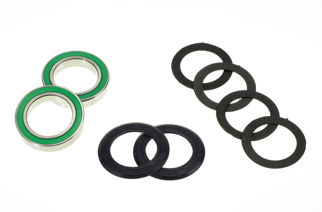 Enduro Components & Spares BKC-54103 | Bottom Bracket Bearing Kit for Shimano 24mm x 37mm BSA Thread-In Bottom Bracket Cups XD15  SKU: BKC-54103 Barcode: 811780021235