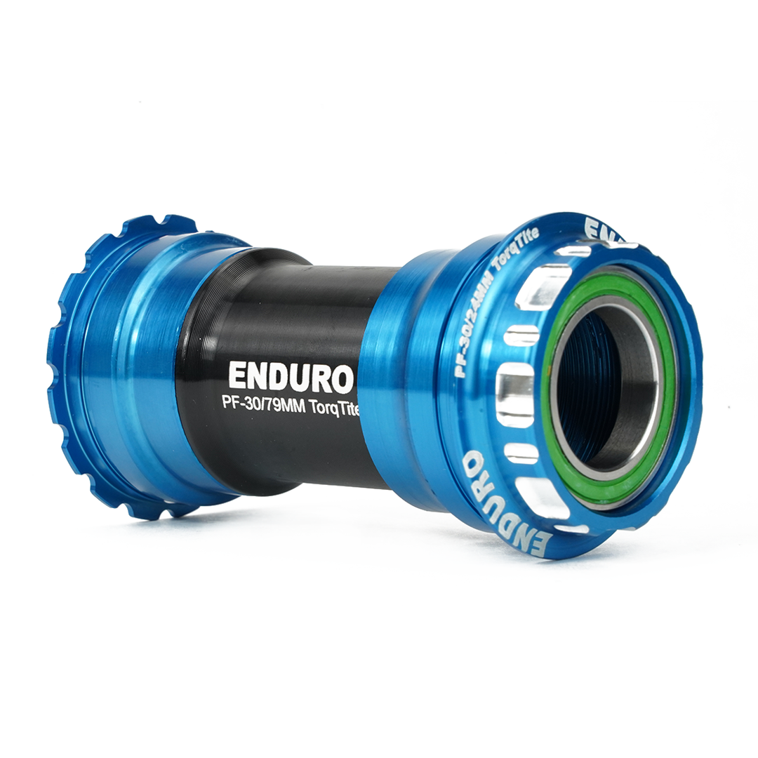 Enduro Components & Spares BKS-0114 | Torqtite Bottom Bracket for BBRight Framesets and Shimano 24mm Cranksets 440C Stainless Steel | Angular Contact Blue SKU: BKS-0114 Barcode: 810191013495