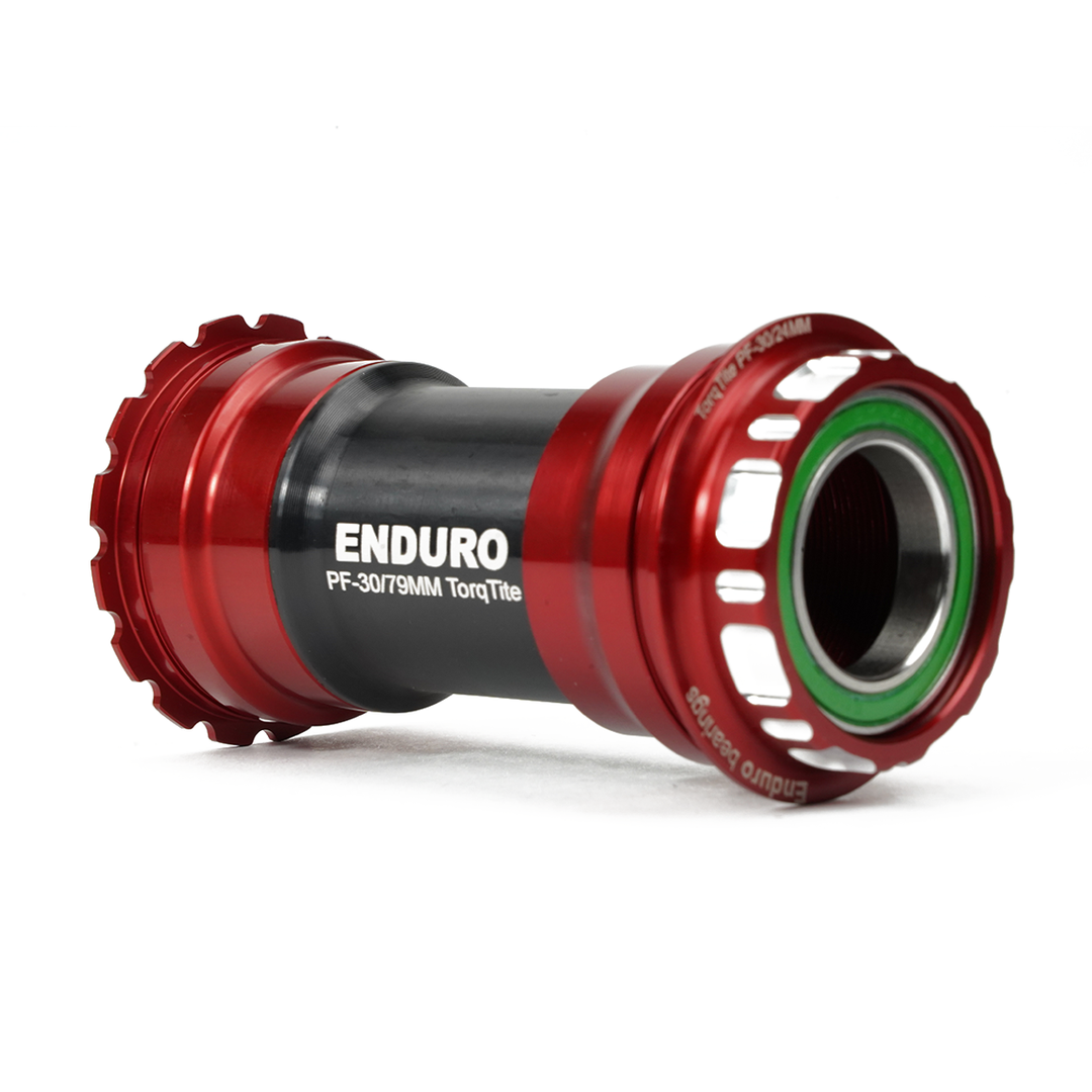 Enduro Components & Spares BKS-0115 | Torqtite Bottom Bracket for BBRight Framesets and Shimano 24mm Cranksets 440C Stainless Steel | Angular Contact Red SKU: BKS-0115 Barcode: 810191010098