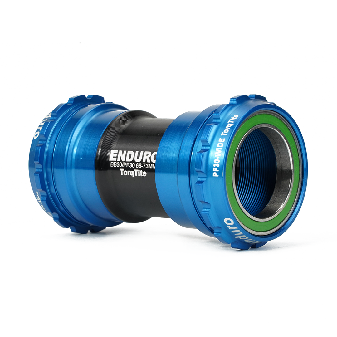 Enduro Components & Spares BKS-0117 | Torqtite Bottom Bracket for PF30 Framesets and 30mm Cranksets (Spindle length 104mm or longer) 440C Stainless Steel | Angular Contact Blue SKU: BKS-0117 Barcode: 810191010562