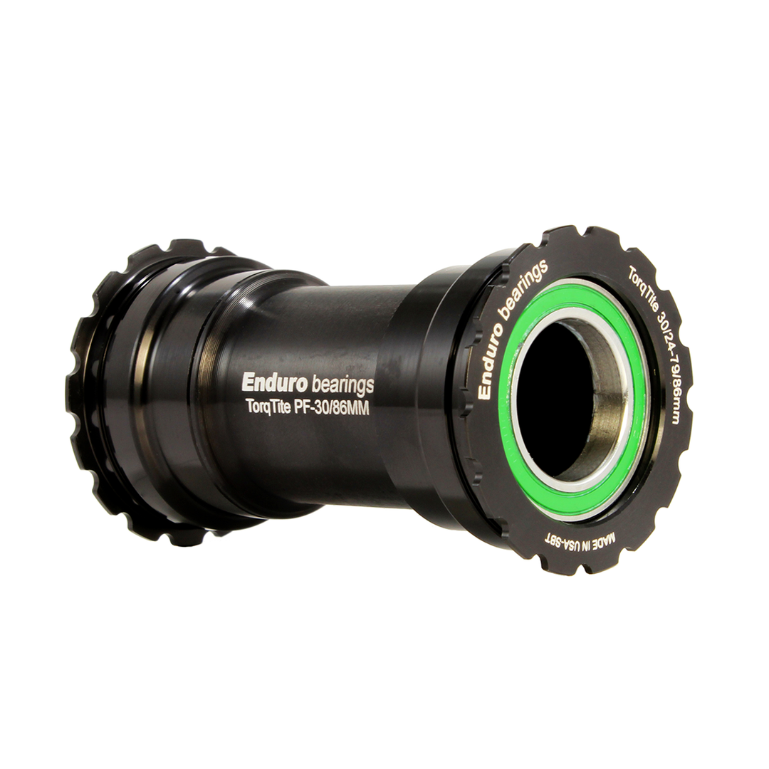 Enduro Components & Spares BKC-0896 | Torqtite Bottom Bracket for BB386 Framesets and Shimano 24mm Cranksets XD15 | Angular Contact Black SKU: BKC-0896 Barcode: 811780025202