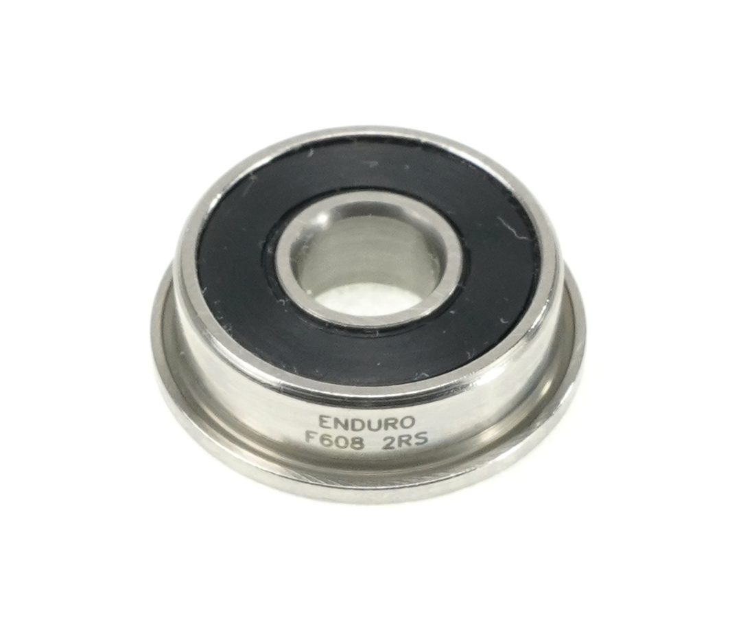 Enduro Components & Spares F 608 2RS | 8 x 22/24 x 8mm Bearing ABEC-3 | Flange  SKU: F 608 2RS Barcode: 810191014041