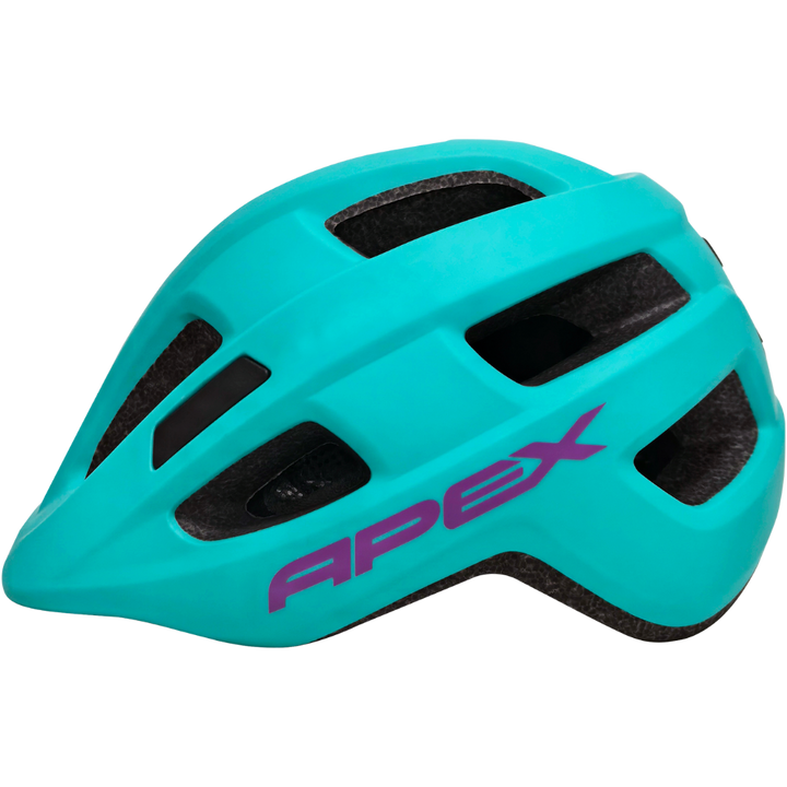 Apex Atom Kids Helmet | Matte Teal