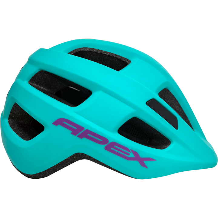 Apex Atom Kids Helmet | Matte Teal