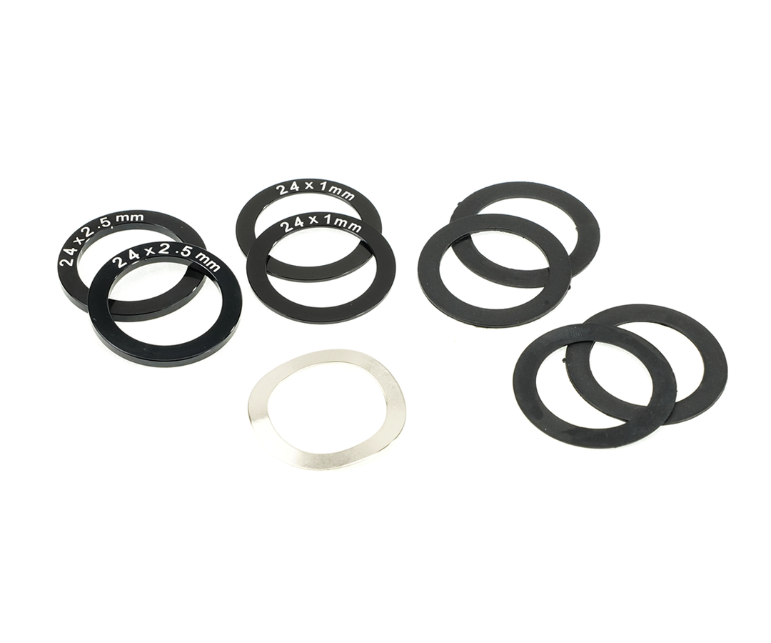 Enduro Components & Spares SPK-54101 | 24mm Bottom Bracket Spindle Spacer Kit Default Title  SKU: SPK-54101 Barcode: 811780027787