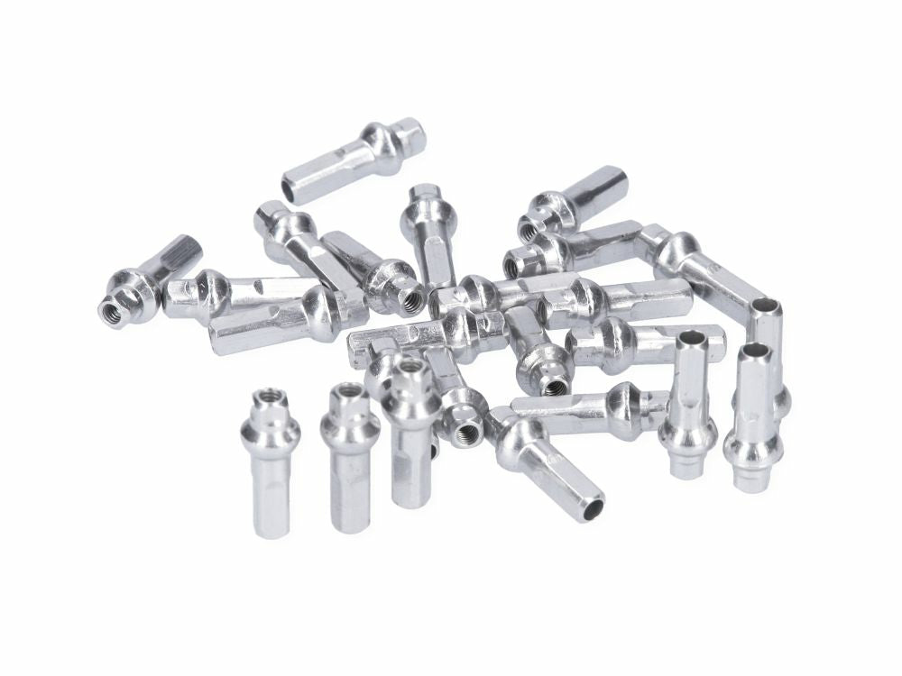 Sapim Double Square Polyax Spoke Nipple | 2.00 x 16mm | Silver | Select Option:SKU: GADP1401600SI-SL | Bicycle Components & Spares, Hubs & Wheel Parts, Sapim, Spares, Spokes & Nipples