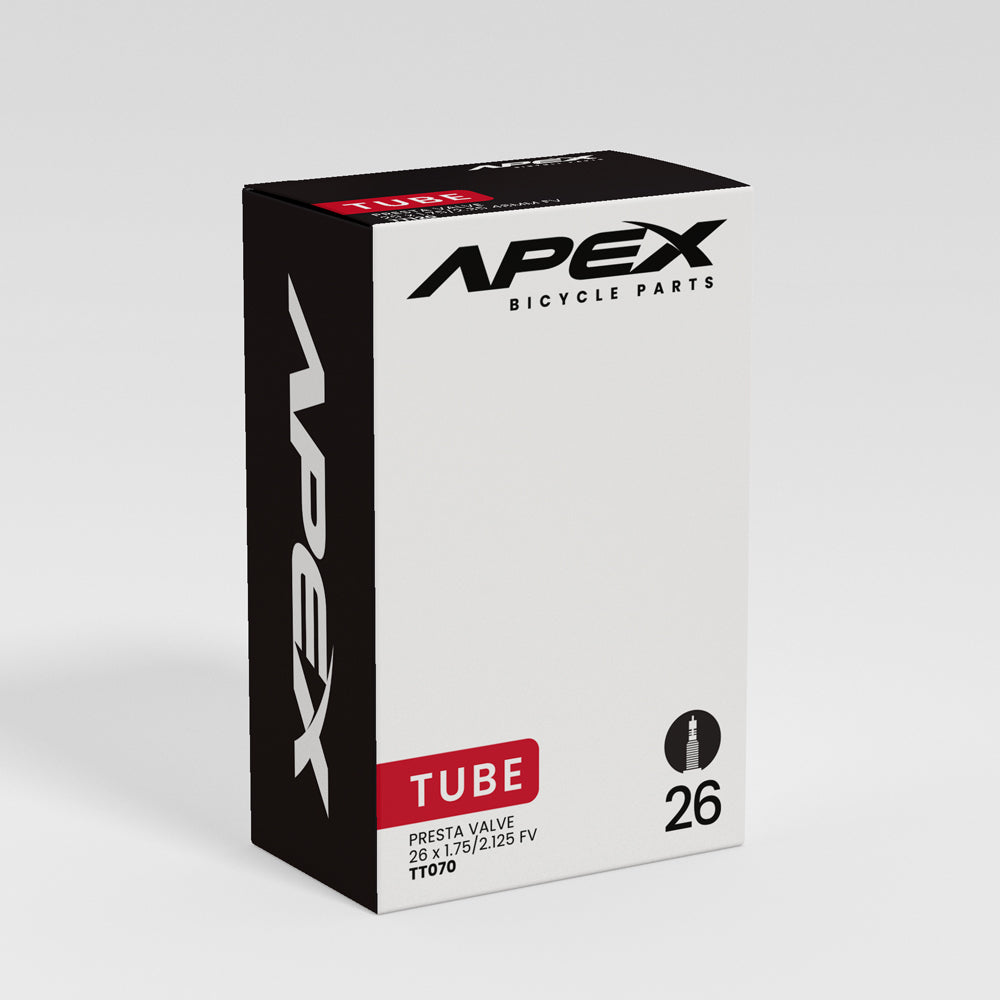 Apex Parts | Tyres & Tubes | Tube | 26 inch x 1.75 / 2.125 26 inch FV | SKU: TT070 | Barcode: 0687398777051