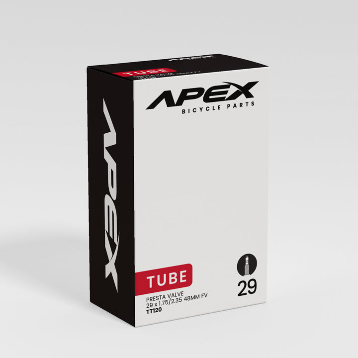 Apex Parts Tyres & Tubes Tube | 29 inch x 1.75 / 2.35 29 inch FV 48mm REMOVABLE CORE SKU: TT120 Barcode: 