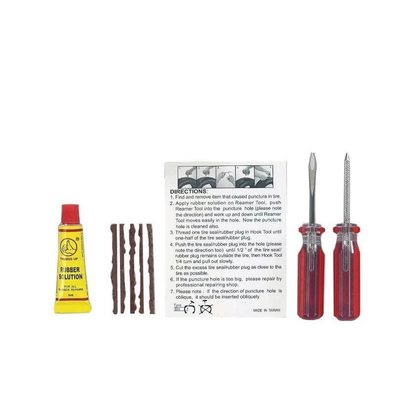 Apex Parts Parts & Accessories Puncture Repair Kit 4-Piece Tubeless  SKU: RK045 Barcode: RK045